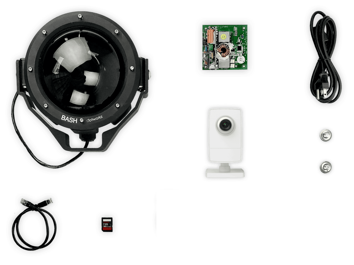Humid Weather Live Wide Angle IP Camera Package