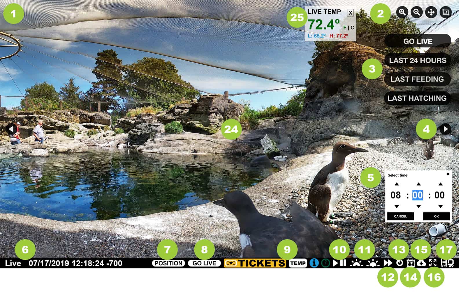 Tourism Camera Interface